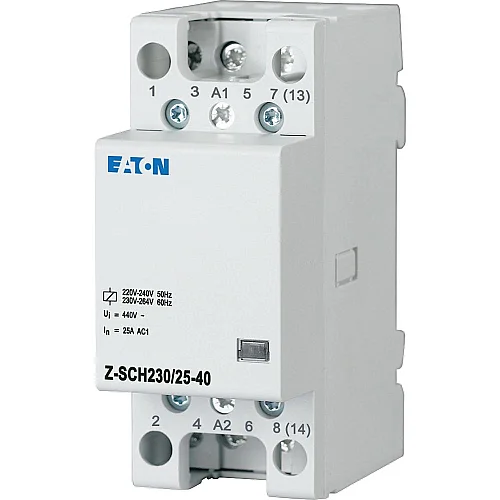 248850 - Installation contactor, 24VAC/50Hz, 2N/O+2N/C, 25A, 2HP - 1
