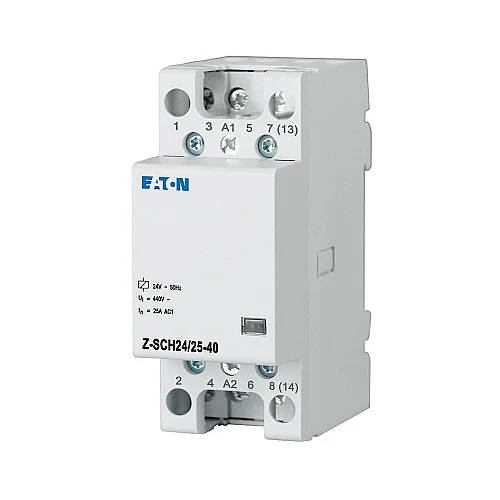 248855 - Installation contactor, 230VAC/50Hz, 2N/O, 40A, 3HP - 1