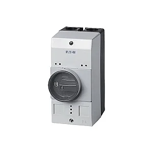 260089 - Insulated enclosure, IP55_x, rotary handle black grey, for PKZ0 - Eaton