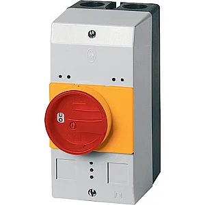 260104 - Insulated enclosure, IP55_x, rotary handle red yellow, for PKZ0 - Eaton