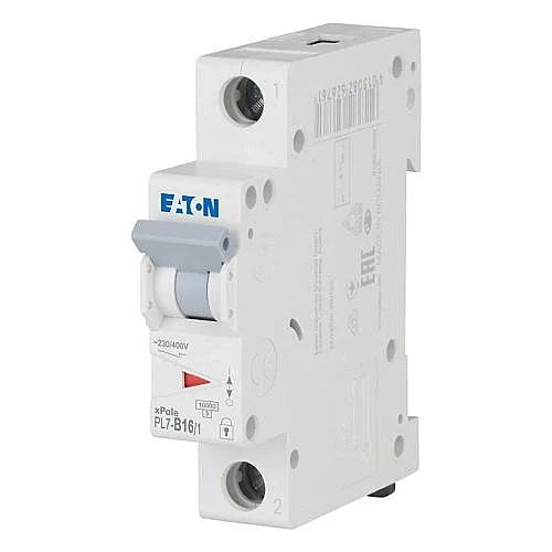 262676 - Pl7-b16/1 - Miniature Circuit Breaker (mcb), 16 A, 1p, Characteristic: B - 1