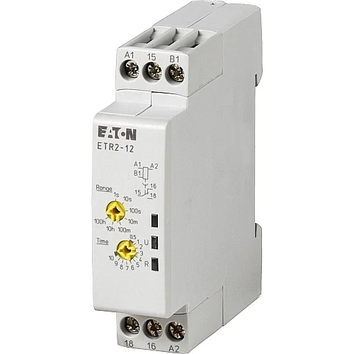 262686 - Timing relay, 0.05s-100h, 24-240VAC 50/60Hz, 24-48VDC, 1W, off-delayed - 1
