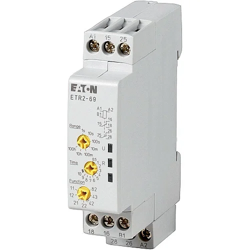 262689 - Timing relay, 1W, 0.05s-100h, multi-function, 24-240VAC 50/60Hz, 24-48VDC - 1