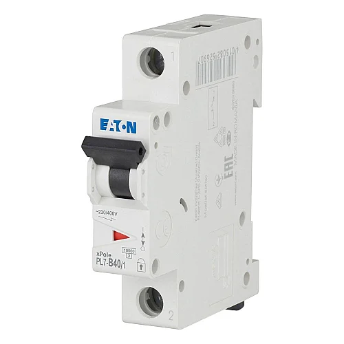 262690 - Pl7-b40/1 - Miniature Circuit Breaker (mcb), 40 A, 1p, Characteristic: B - 1