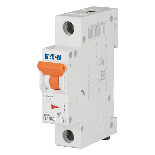 262692 - Pl7-b63/1 - Miniature Circuit Breaker (mcb), 63 A, 1p, Characteristic: B - 1