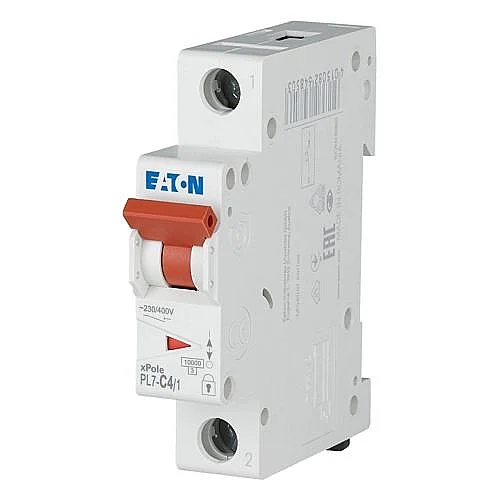 262700 - Pl7-c4/1 - Miniature Circuit Breaker (mcb), 4 A, 1p, Characteristic: C - 1