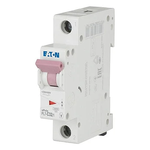 262707 - Pl7-c32/1 - Miniature Circuit Breaker (mcb), 32 A, 1p, Characteristic: C - 1