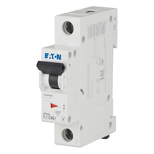 262708 - Pl7-c40/1 - Miniature Circuit Breaker (mcb), 40 A, 1p, Characteristic: C - 1