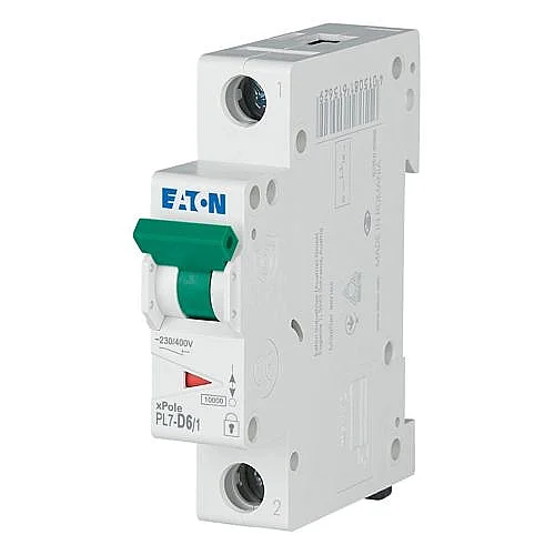 262713 - Pl7-d6/1 - Miniature Circuit Breaker (mcb), 6 A, 1p, Characteristic: D - 1