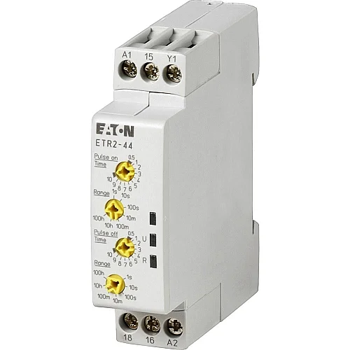 262730 - Timing relay, 0.05s-100h, 24-240VAC 50/60Hz, 24-48VDC, 1W, flashing, 2 times - 1