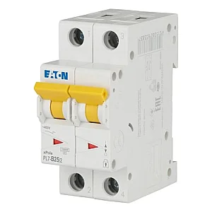 262767 - Pl7-b25/2 - Miniature Circuit Breaker (mcb), 25 A, 2p, Characteristic: B - Eaton