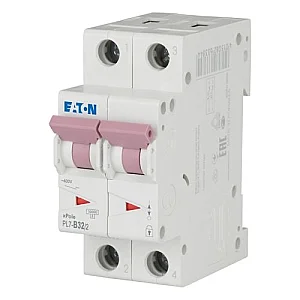 262768 - Pl7-b32/2 - Miniature Circuit Breaker (mcb), 32 A, 2p, Characteristic: B - Eaton