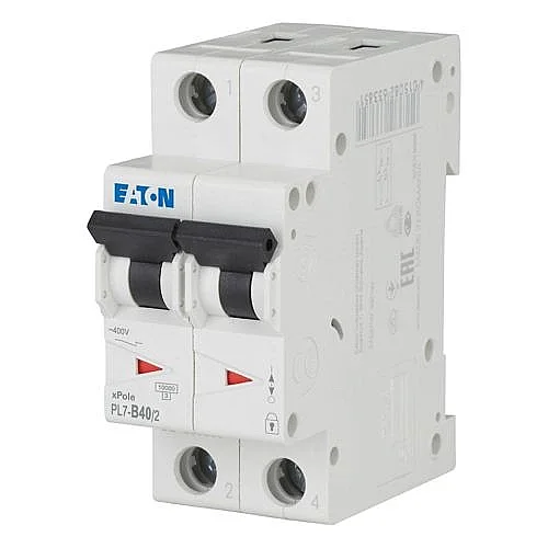 262769 - Pl7-b40/2 - Miniature Circuit Breaker (mcb), 40 A, 2p, Characteristic: B - 1