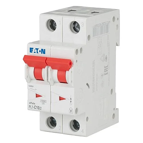 263357 - Pl7-c10/2 - Miniature Circuit Breaker (mcb), 10 A, 2p, Characteristic: C - 1