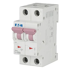 263362 - Pl7-c32/2 - Miniature Circuit Breaker (mcb), 32 A, 2p, Characteristic: C - Eaton