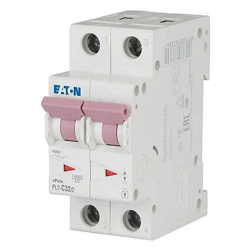 263362 - Pl7-c32/2 - Miniature Circuit Breaker (mcb), 32 A, 2p, Characteristic: C - 1
