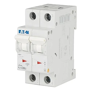 263364 - Pl7-c50/2 - Miniature Circuit Breaker (mcb), 50 A, 2p, Characteristic: C - Eaton