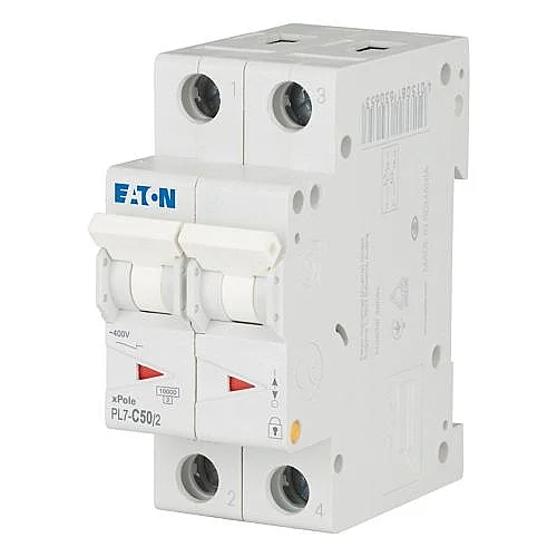 263364 - Pl7-c50/2 - Miniature Circuit Breaker (mcb), 50 A, 2p, Characteristic: C - 1