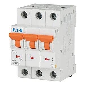 263401 - Pl7-b63/3 - Miniature Circuit Breaker (mcb), 63 A, 3p, Characteristic: B - Eaton