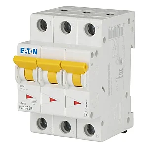 263411 - Pl7-c25/3 - Miniature Circuit Breaker (mcb), 25 A, 3p, Characteristic: C - Eaton