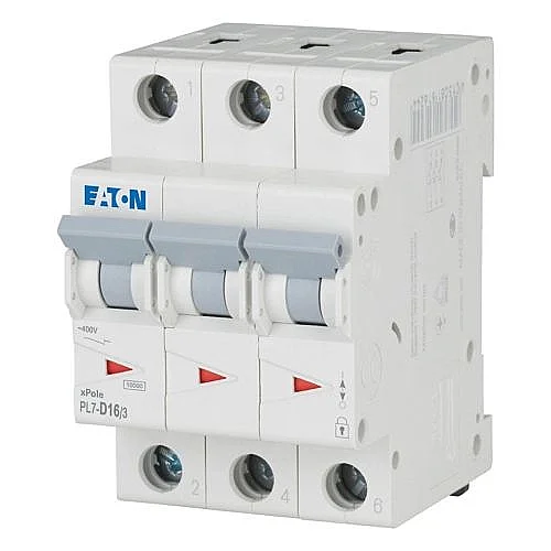 263421 - Pl7-d16/3 - Miniature Circuit Breaker (mcb), 16 A, 3p, Characteristic: D - 1