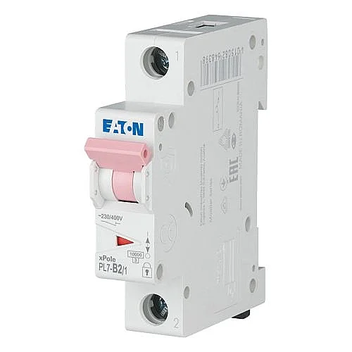 264839 - Pl7-b2/1 - Miniature Circuit Breaker (mcb), 2 A, 1p, Characteristic: B - 1