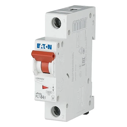264850 - Pl7-b4/1 - Miniature Circuit Breaker (mcb), 4 A, 1p, Characteristic: B - 1