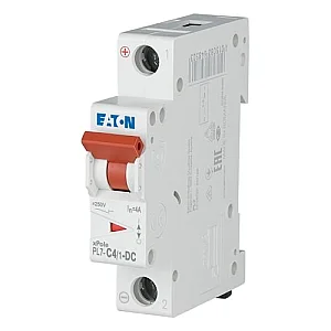 264885 - Pl7-c4/1-dc - Miniature Circuit Breaker (mcb), 4 A, 1p, Characteristic: C, Dc - Eaton