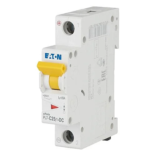 264891 - Pl7-c25/1-dc - Miniature Circuit Breaker (mcb), 25 A, 1p, Characteristic: C, Dc - 1
