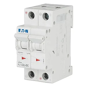 264897 - Pl7-c3/2-dc - Miniature Circuit Breaker (mcb), 3 A, 2p, Characteristic: C, Dc - Eaton