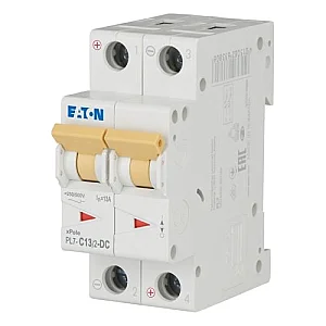 264901 - Pl7-c13/2-dc - Miniature Circuit Breaker (mcb), 13 A, 2p, Characteristic: C, Dc - Eaton