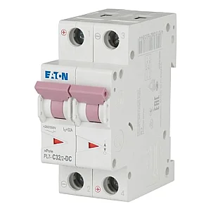 264905 - Pl7-c32/2-dc - Miniature Circuit Breaker (mcb), 32 A, 2p, Characteristic: C, Dc - Eaton