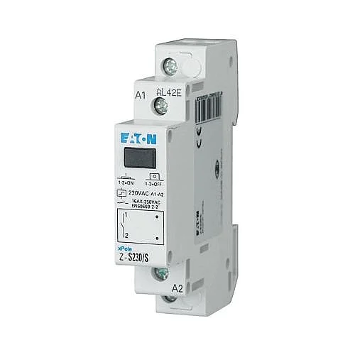 265262 - Impulse relay, 230AC, 1 N/O, 16A, 50Hz, 1HP - 1