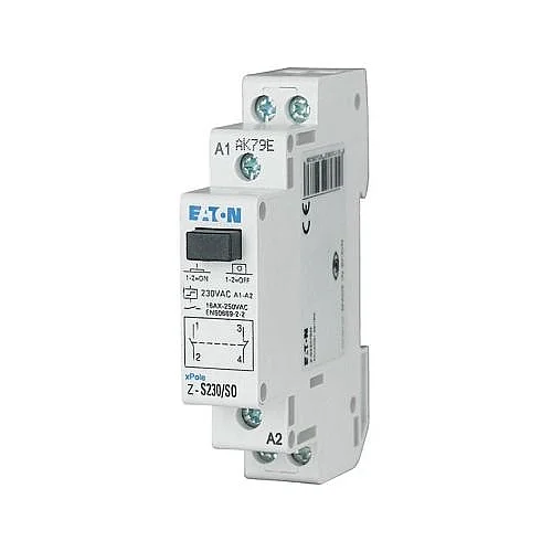265283 - Impulse relay, 230AC, 1NO+1NC, 16A, 50Hz, 1SU - 1