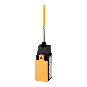 266104 - Position switch, Spring-rod actuator, Complete unit, 1 N/O, 1 NC, Snap-action contact - Yes, Cage Clamp, Yellow, Insulated material, -25 - +70 °C, Not to be used as a safety position switch - Eaton