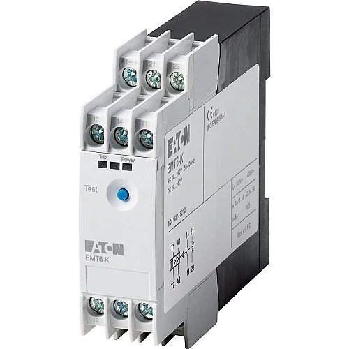 269470 - Thermistor overload relay for machine protection, 1N/O+1N/C, 24-240VAC/DC, without reclosing lockout - 1
