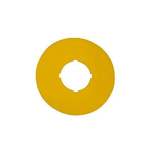 269580 - Label, emergency switching off, yellow, blank - Eaton