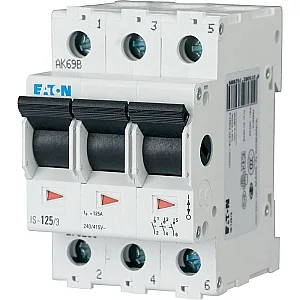 276288 - Main switch, 240 V, 125A, 3HP - Eaton