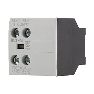 276420 - Auxiliary contact module, Front mounting auxiliary contact, 2 pole, 380 V 400 V 415 V: 4 A, 2 NC, Front fixing, Screw terminals - Eaton