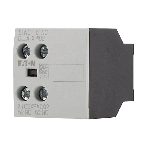 276420 - Auxiliary contact module, Front mounting auxiliary contact, 2 pole, 380 V 400 V 415 V: 4 A, 2 NC, Front fixing, Screw terminals - 1