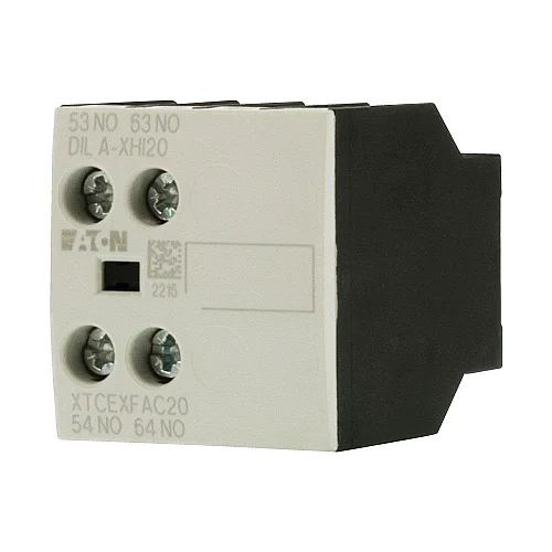 276422 - Auxiliary contact module, Front mounting auxiliary contact, 2 pole, 380 V 400 V 415 V: 4 A, 2 N/O, Front fixing, Screw terminals - 1