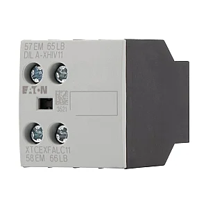276423 - Auxiliary contact module, Front mounting auxiliary contact, 2 pole, 380 V 400 V 415 V: 4 A, 1 N/OE, 1 NCL, Front fixing, Screw terminals - Eaton