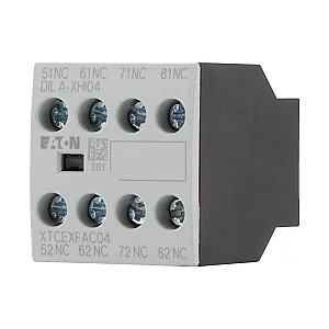 276424 - Auxiliary contact module, Front mounting auxiliary contact, 4 pole, 380 V 400 V 415 V: 4 A, 4 NC, Front fixing, Screw terminals - Eaton
