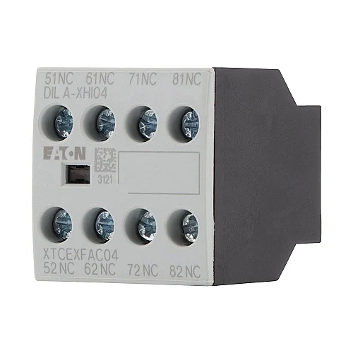 276424 - Auxiliary contact module, Front mounting auxiliary contact, 4 pole, 380 V 400 V 415 V: 4 A, 4 NC, Front fixing, Screw terminals - 1