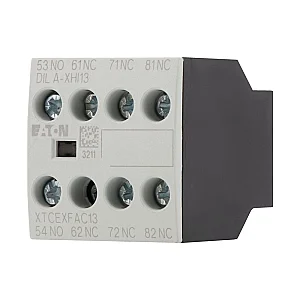 276425 - Auxiliary contact module, Front mounting auxiliary contact, 4 pole, 380 V 400 V 415 V: 4 A, 1 N/O, 3 NC, Front fixing, Screw terminals - Eaton