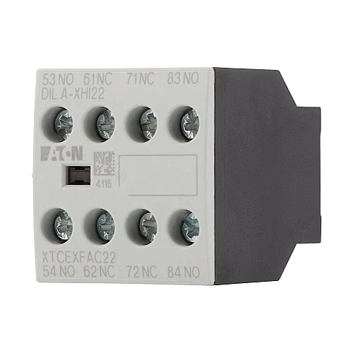 276426 - Auxiliary contact module, Front mounting auxiliary contact, 4 pole, 380 V 400 V 415 V: 4 A, 2 N/O, 2 NC, Front fixing, Screw terminals - 1