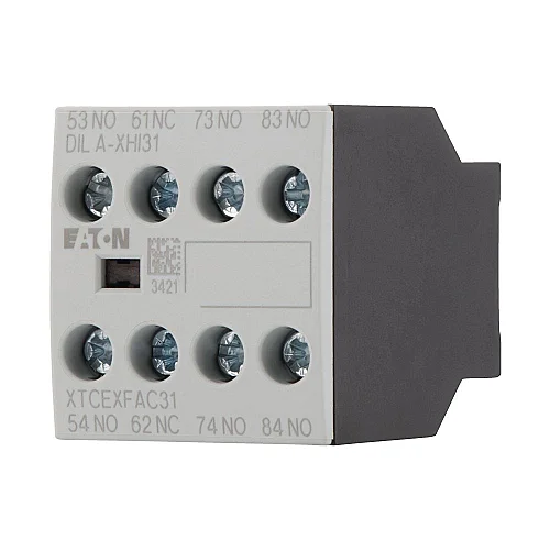276427 - Auxiliary contact module, Front mounting auxiliary contact, 4 pole, 380 V 400 V 415 V: 4 A, 3 N/O, 1 NC, Front fixing, Screw terminals - 1