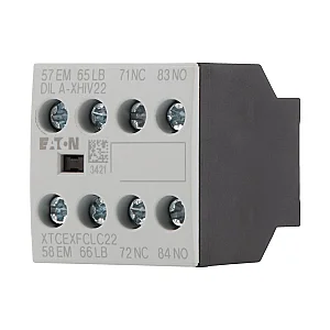 276429 - Auxiliary contact module, Front mounting auxiliary contact, 4 pole, 380 V 400 V 415 V: 4 A, 1 N/O, 1 N/OE, 1 NC, 1 NCL, Front fixing, Screw terminals - Eaton