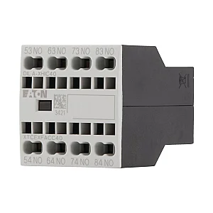 276534 - Dila-xhic40 - Auxiliary Contact Module, 4 Pole, Ith= 16 A, 4 N/o, Front Fixing, Spring-loaded Terminals, Dila, Dilm7 - Dilm38 - Eaton
