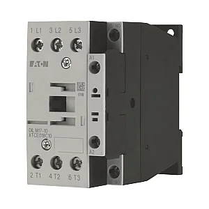 277011 - Contactor, 3 pole, 380 V 400 V 7.5 kW, 1 N/O, 220 V 50/60 Hz, AC operation, Screw terminals - Eaton